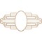 Ekena Millwork Elizabeth Wood Fretwork Pierced Ceiling Medallion, Alder, 18"W x 9"H x 5"IW x 8 1/2"IH x 3/8"T CMWP18X09X0375EBAL - alternate 1